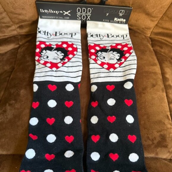 ODD SOX Betty Boop Crew socks - Picture 1 of 6